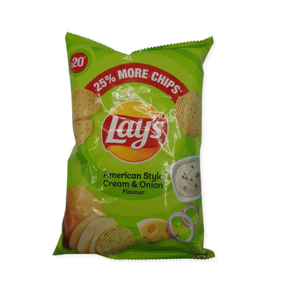 Lays American Style Cream & Onion Flavour