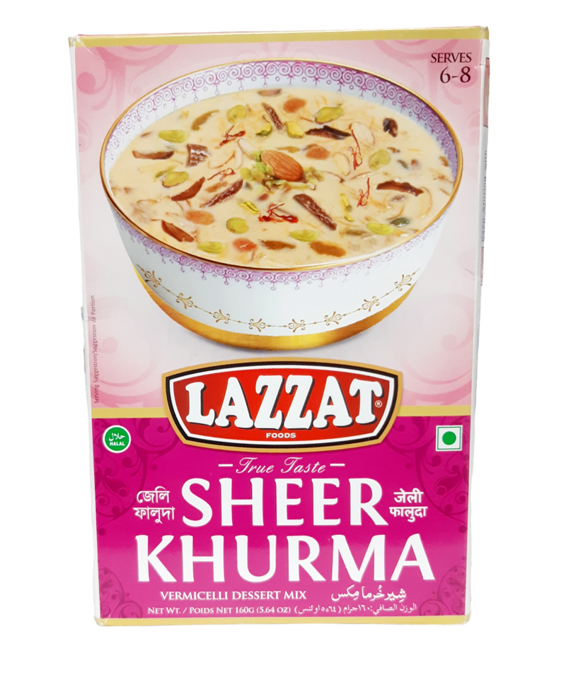 Lazzat Sheer Khurma 160g - Vermicelli Dessert Mix
