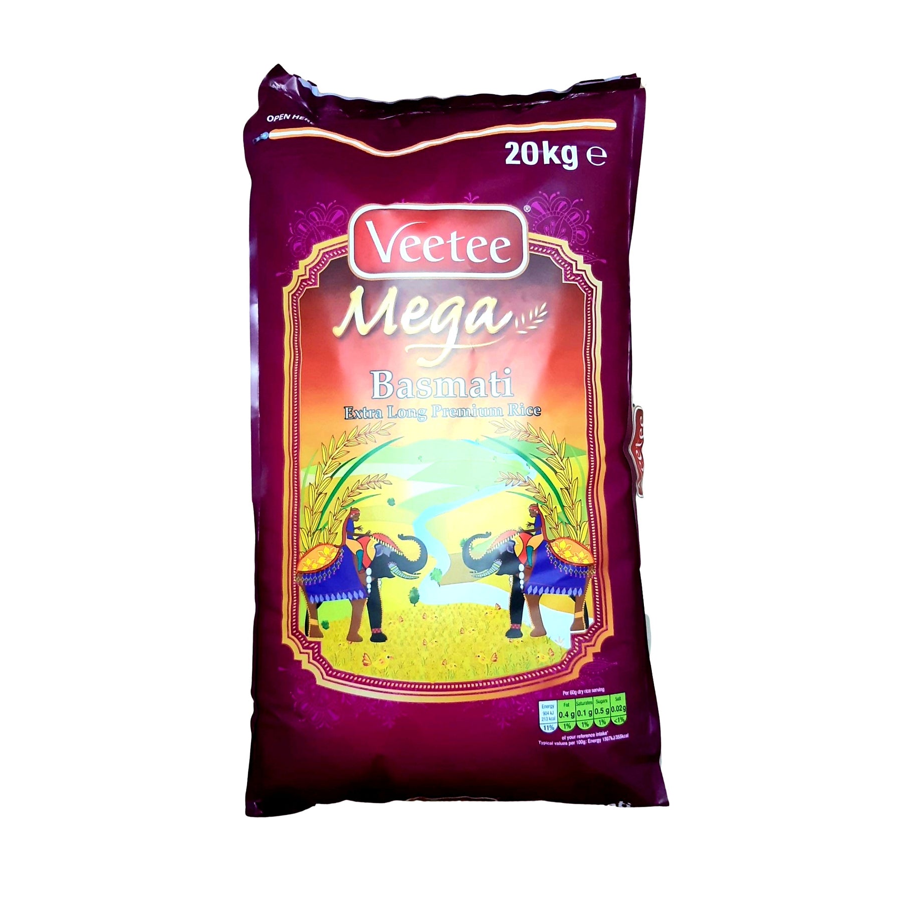 Veetee Mega Basmati Rice (Extra Long) - 20Kg – MD-Store