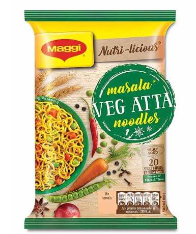 Maggi Masala Veg Atta Noodles 