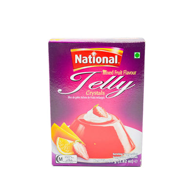 National Mixed Fruit Flavour Jelly Crystals 80g