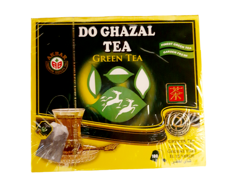 Akbar Do Ghazal Tea - Green Tea (100 Tea Bags) 200g