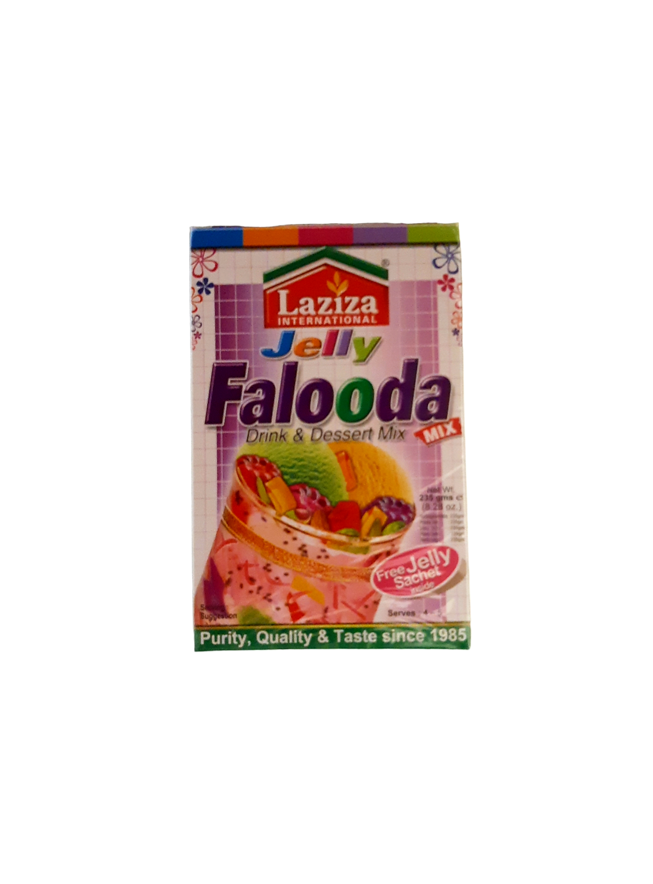 Laziza International Jelly Falooda Drink & Dessert Mix 235 g - MD Store