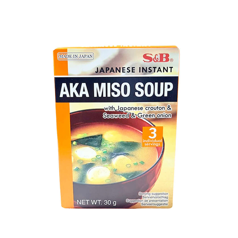 S&B Japanese Instant Aka Miso Soup 30g