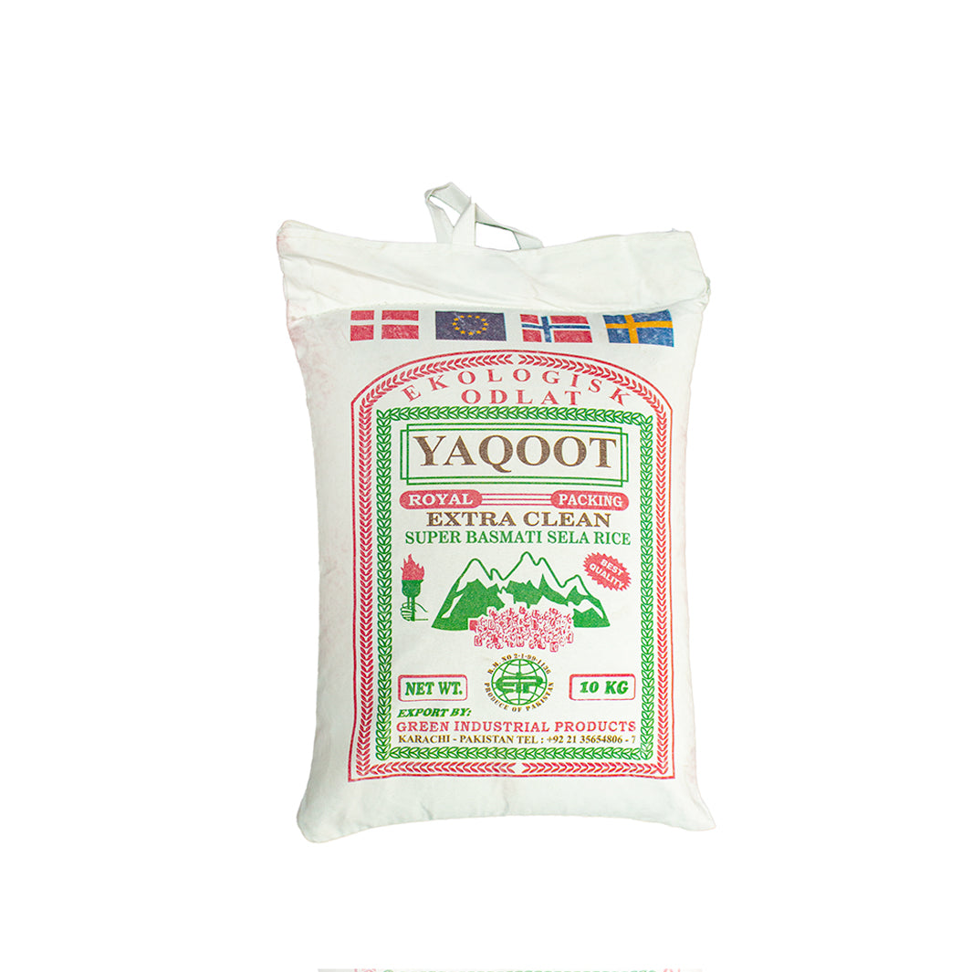 Yaqoot- Super Basmati Sella Rice Extra Clean  10 Kg - MD Store