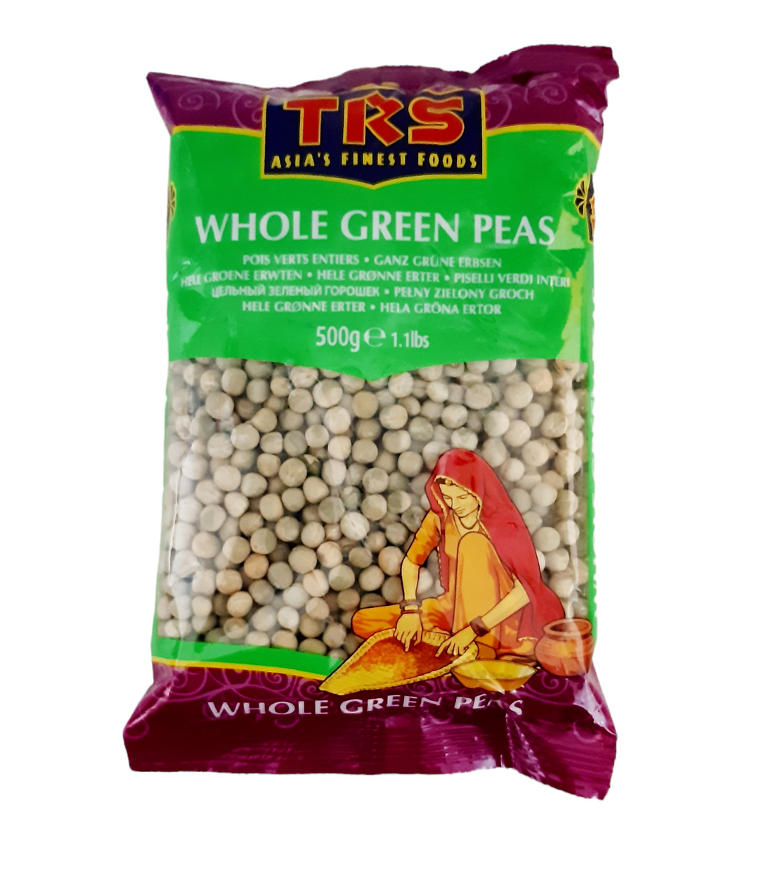 TRS Whole Green Peas - 500g