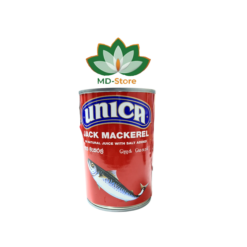 Unica Jack Mackerel in Natural Juice with Salt Added 425g