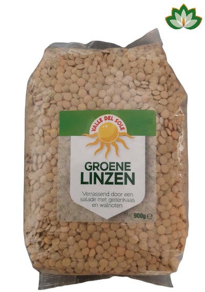 Valle Del Solle Groene Linzen 900g