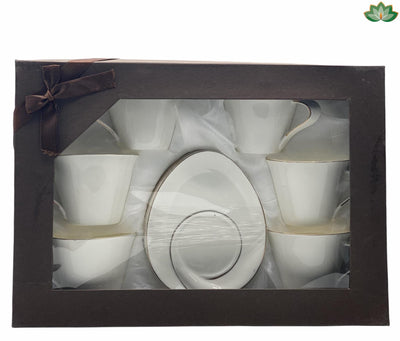 White Tea Set