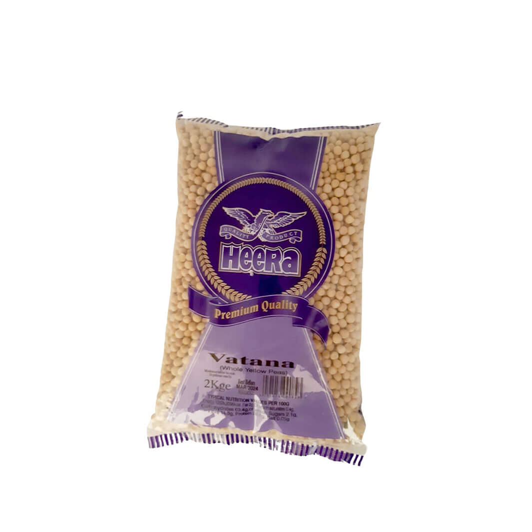 Heera Vatana Whole Yellow Peas 2Kg