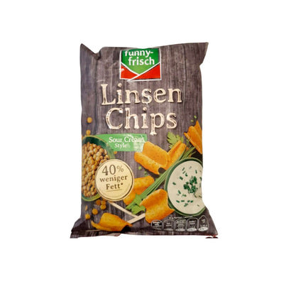 Linsen Chips Sour Cream Style 90g