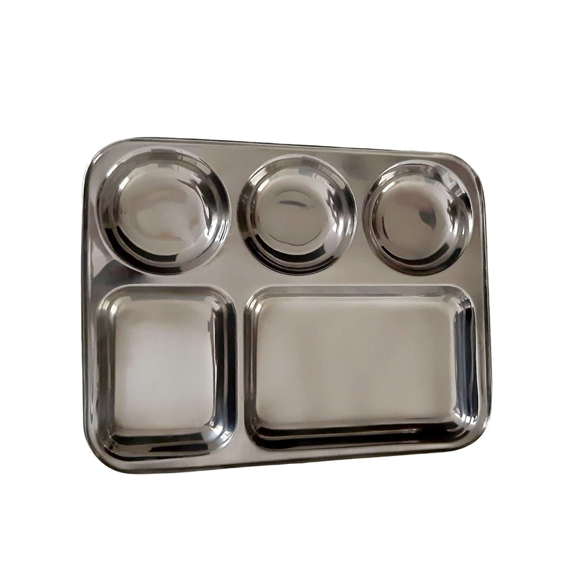 Indian Thali Rectangular Stainless Steel