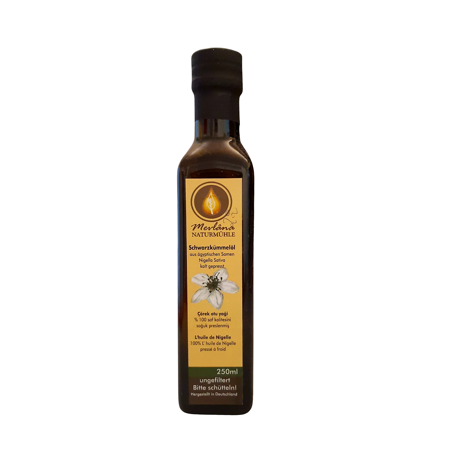 Mevlana Nigella Sativa - Black Seed Oil 250ml (Kalonji) - MD Store